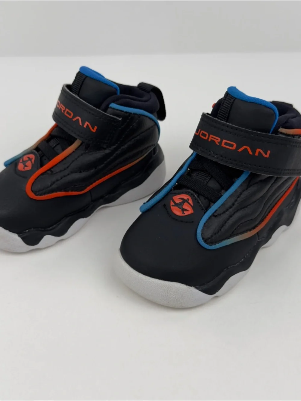 Nike Jordan Pro Strong BT Toddler Sneakers Sz 4C Black Blue Orange